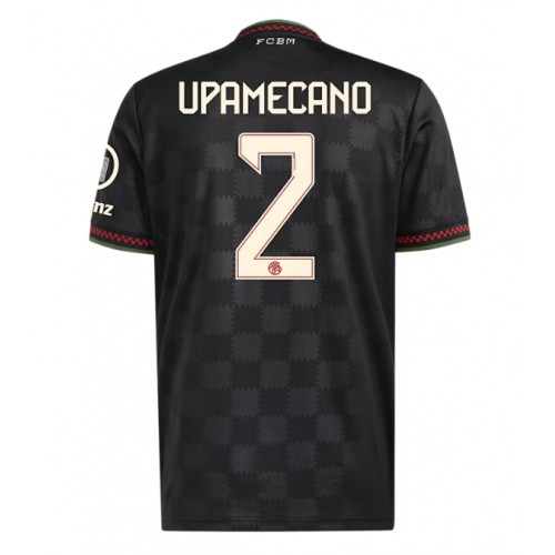 Fotbalové Dres Bayern Munich Dayot Upamecano #2 Alternativní 2025-26 Krátký Rukáv